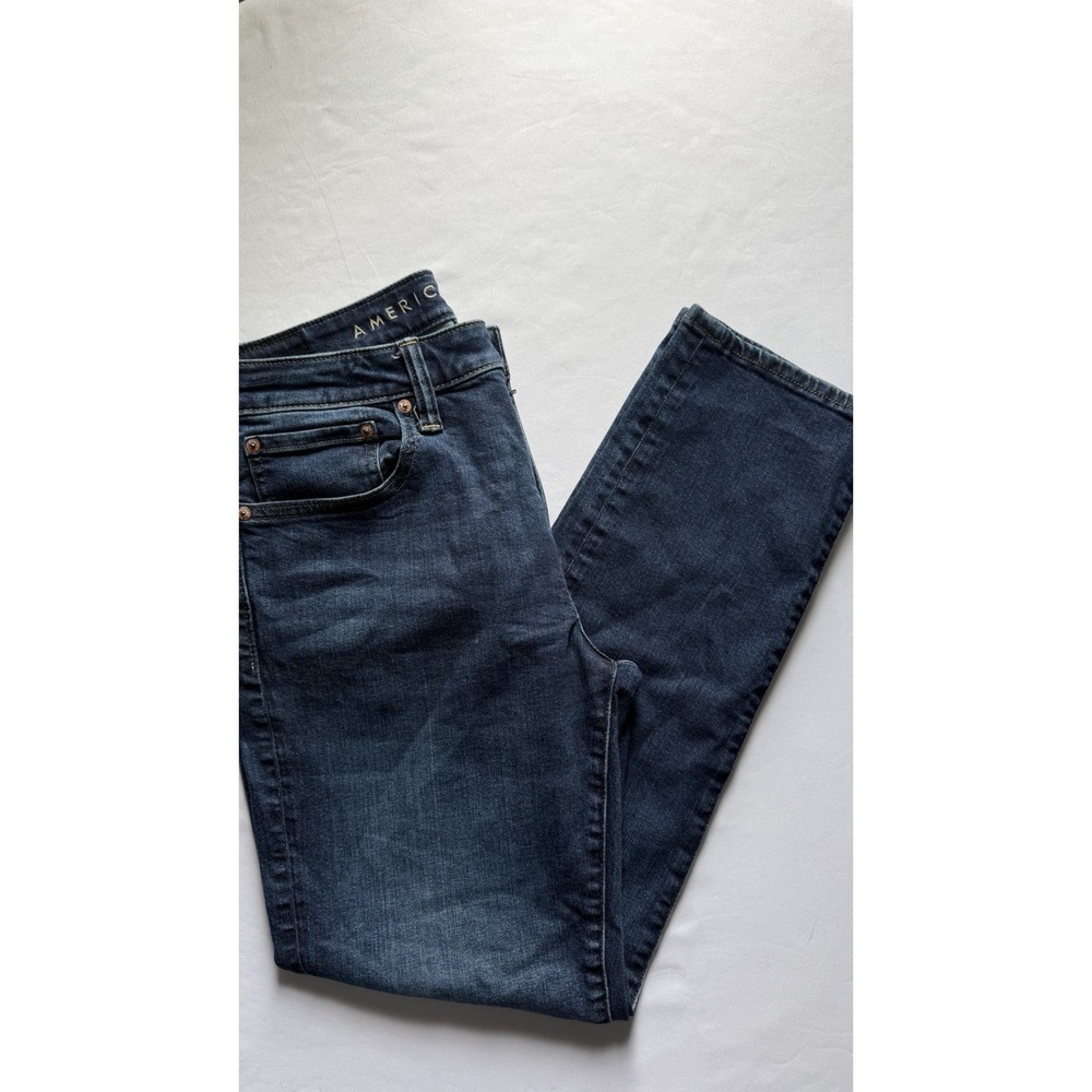 American Eagle Outfitters Men's Straight Jeans Blue Size 32 x 32 EUC Denim